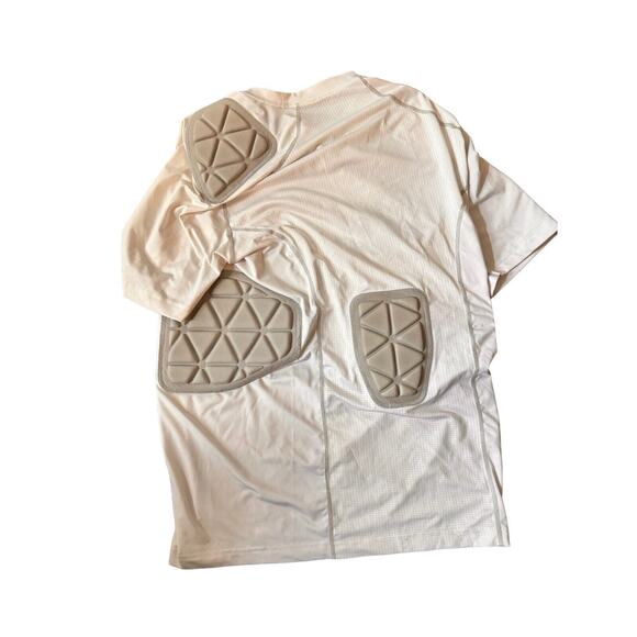 Adidas Techfit Padded Compression Shirt Mens XL White Football - Picture 1 of 3